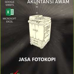 Akuntansi Jasa Fotokopi - Google Spreadsheet