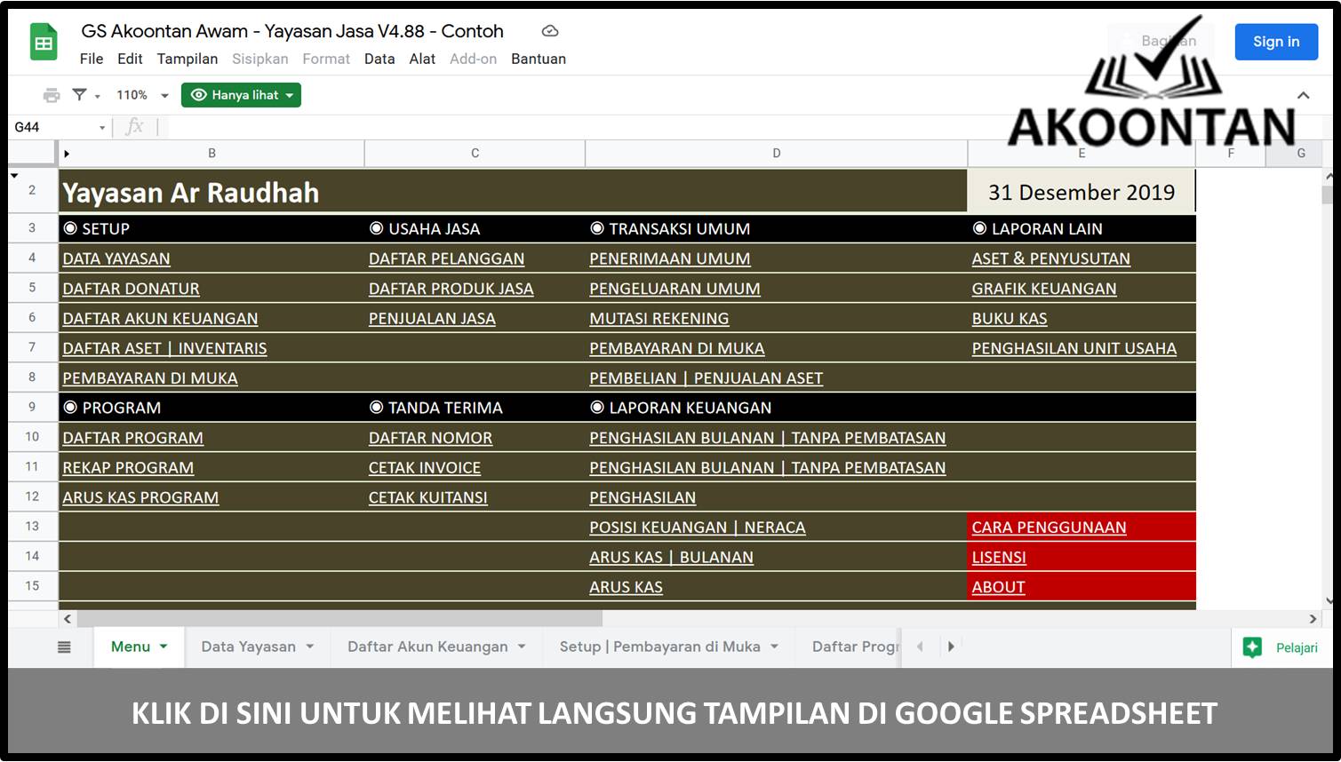 GS Akuntansi Awam - Yayasan Jasa
