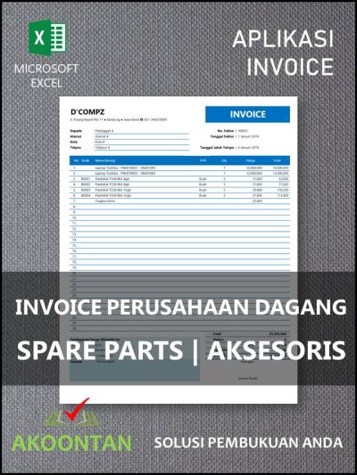 Aplikasi Invoice Toko Spareparts - Aksesoris