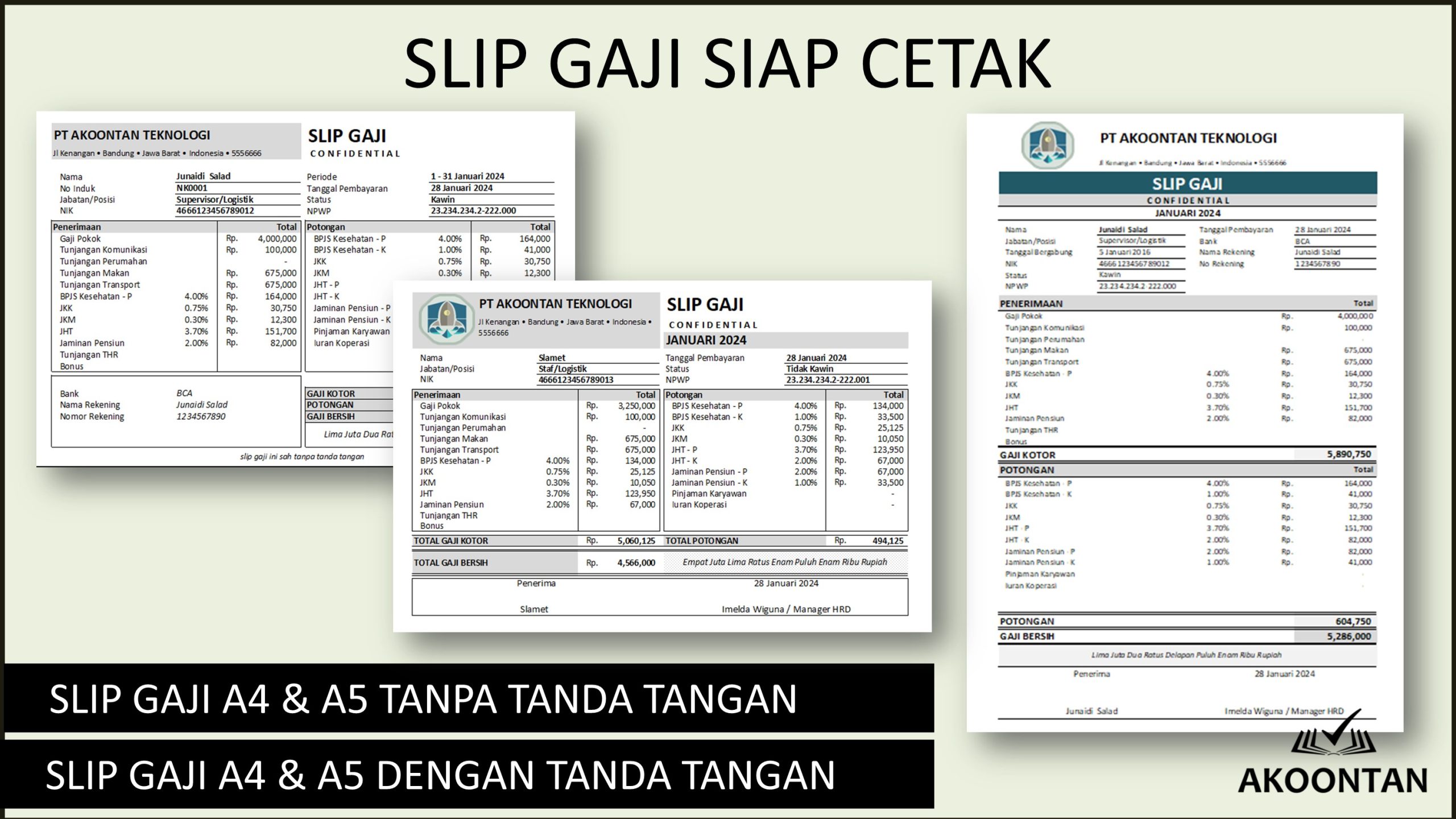 Slip Gaji Karyawan