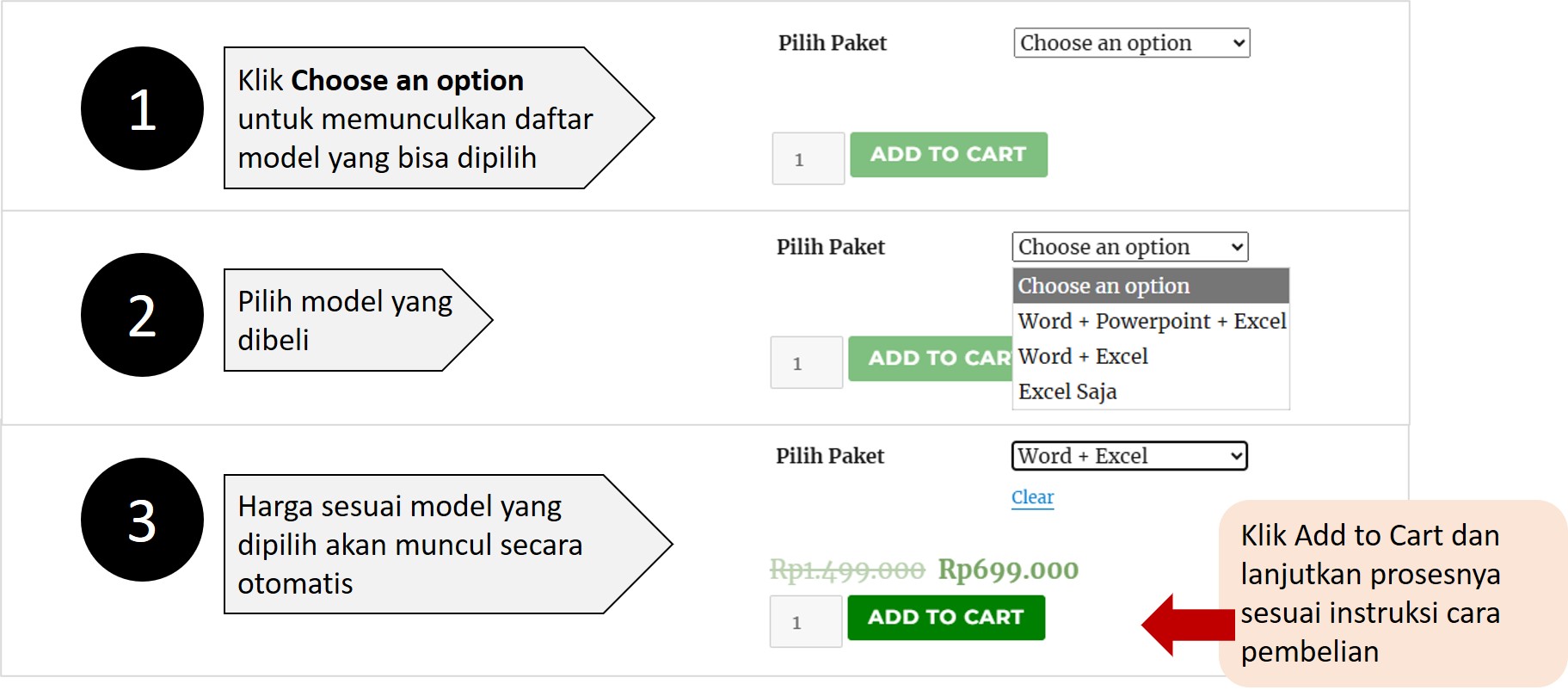 Cara Pembelian Proposal Usaha