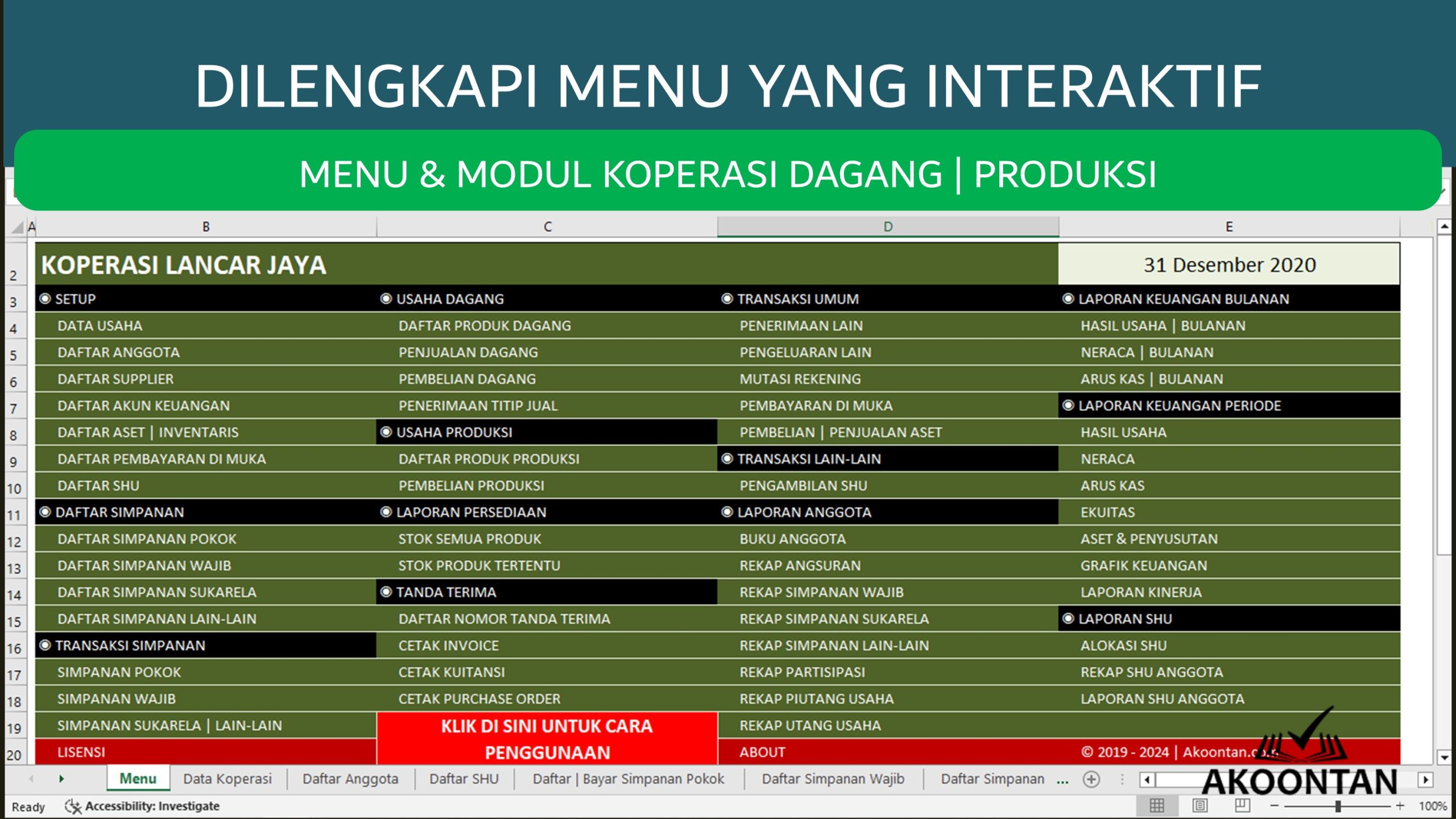 Manajemen Keuangan Koperasi Dagang Produksi