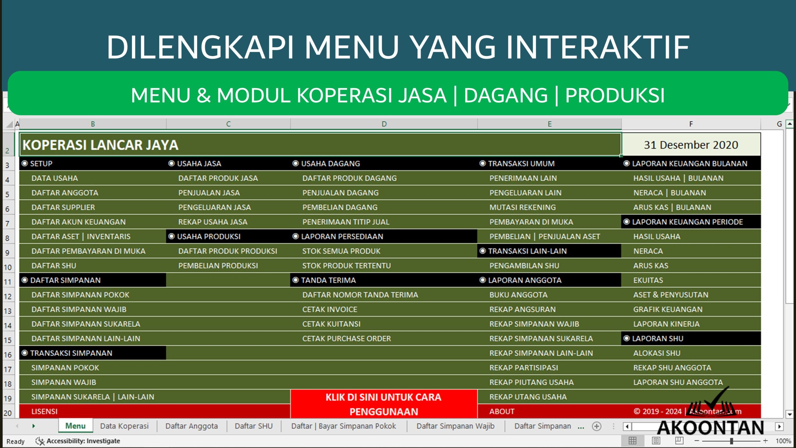 Manajemen Keuangan Koperasi Jasa Dagang Produksi