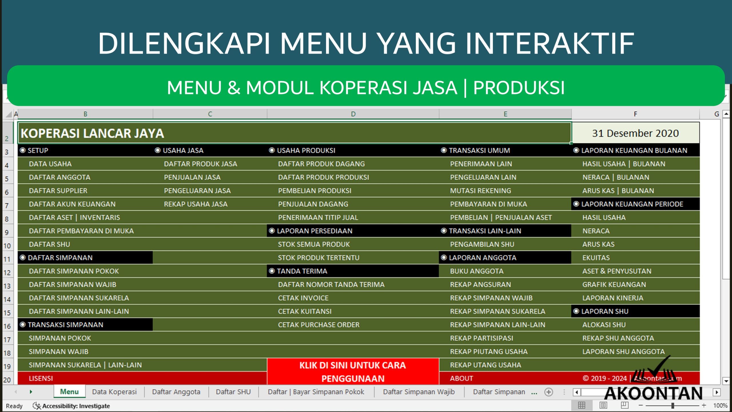 Manajemen Keuangan Koperasi Jasa Produksi