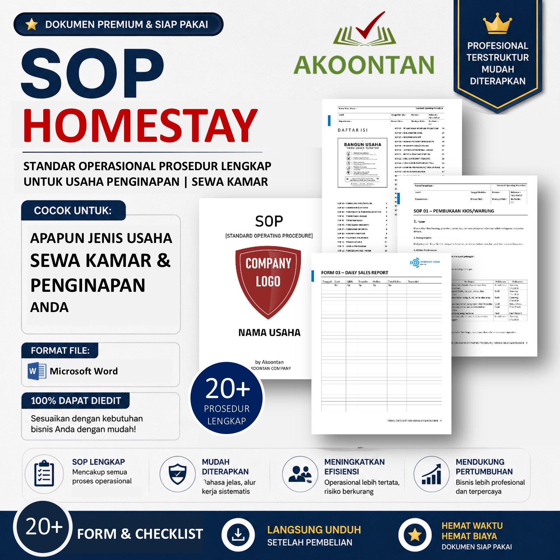 AKSF053 ◉ SOP & FORM HOMESTAY